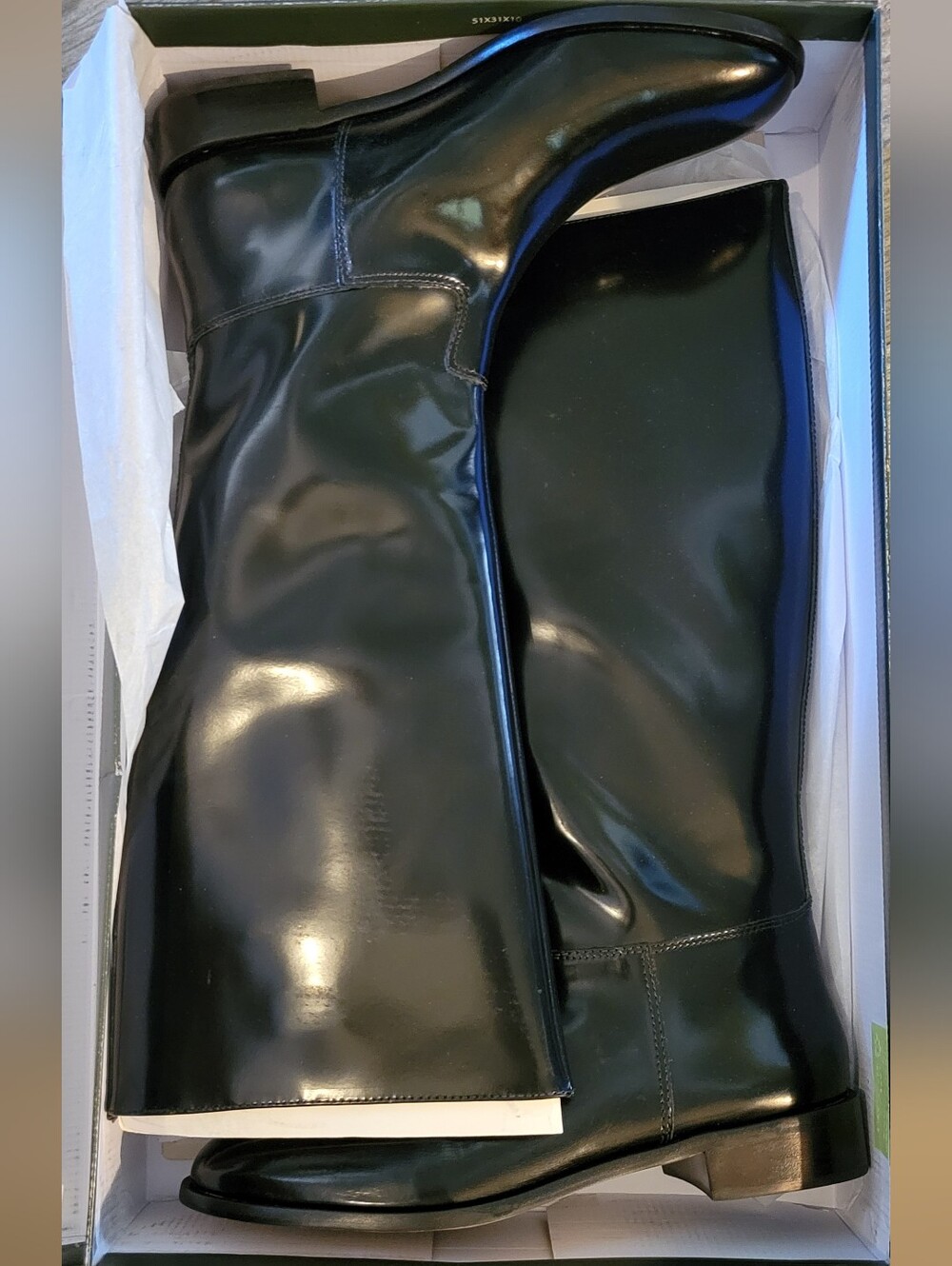 Silent D Giselle Tall Leather Riding Boots Anthropologie Lux Box Black